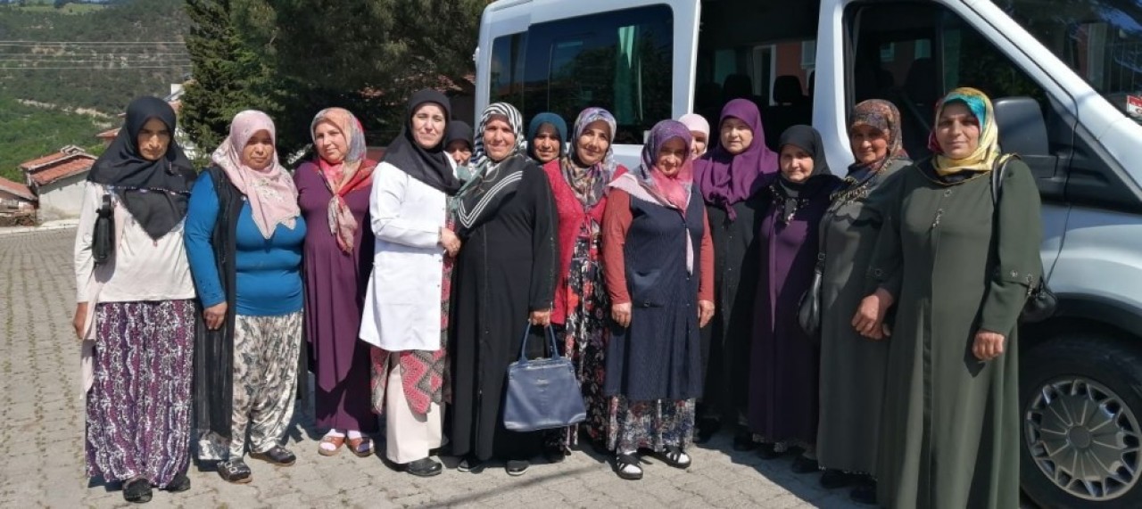 KÖYLERDE KANSER TARAMASI YAPILDI