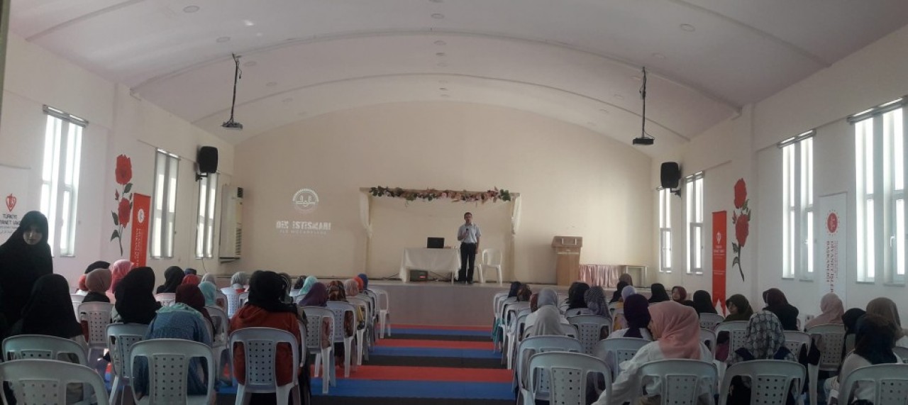 KUR’AN KURSU ÖĞRENCİLERİNE KONFERANS VERİLDİ