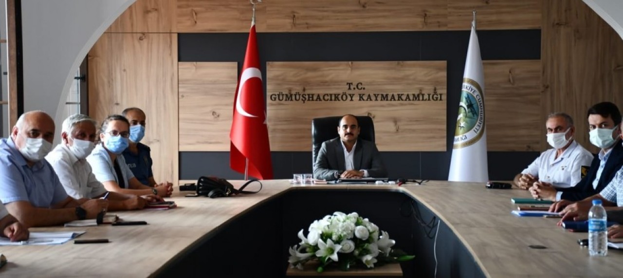 KURUM AMİRLERİNDEN BRİFİNG ALDI