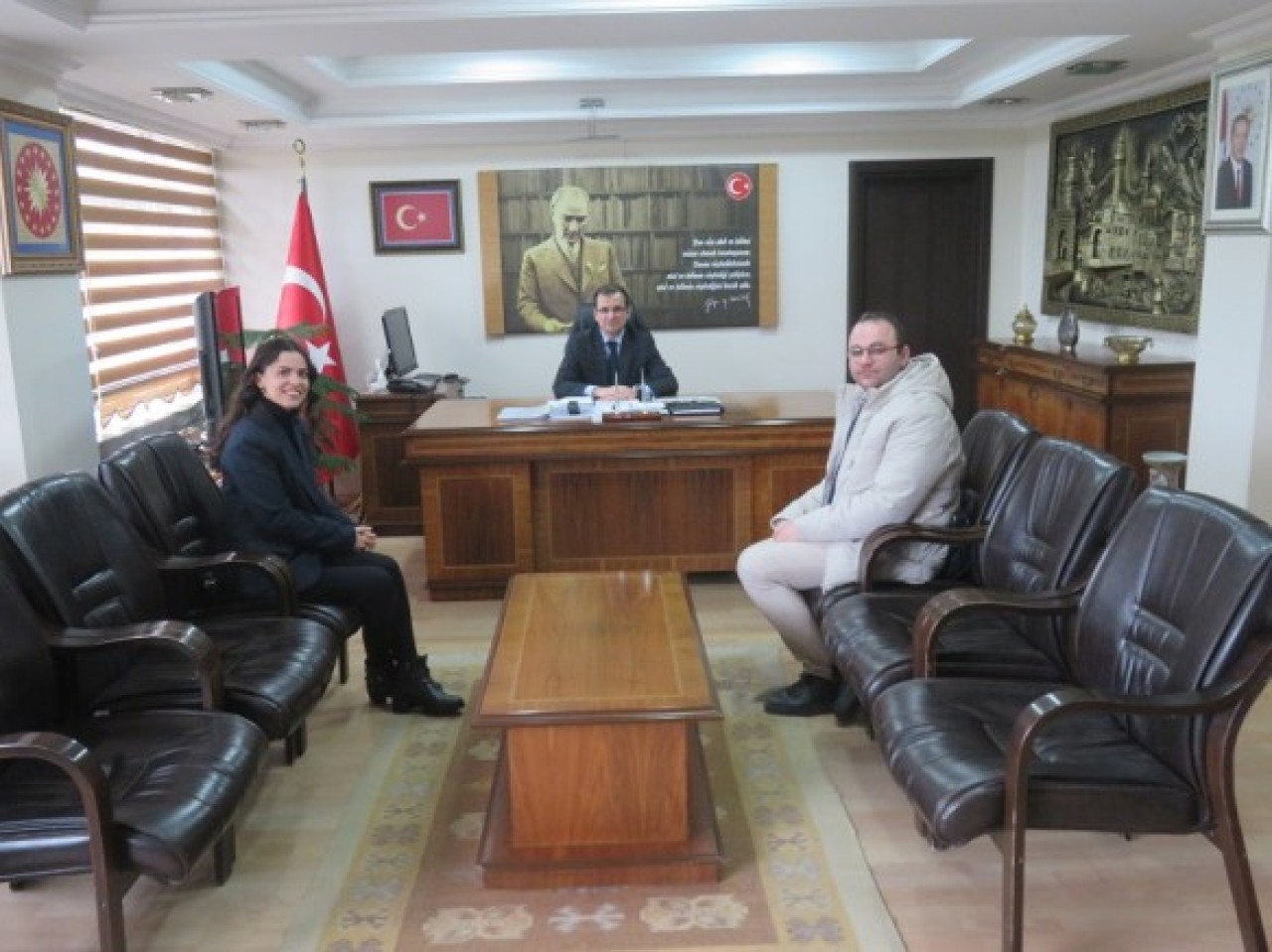 LÖSEV EKİBİNDEN KAYMAKAM GÜLDOĞAN’A ZİYARET