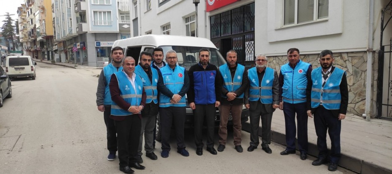 MANEVİ DESTEK EKİBİ DUALARLA YOLCU EDİLDİ