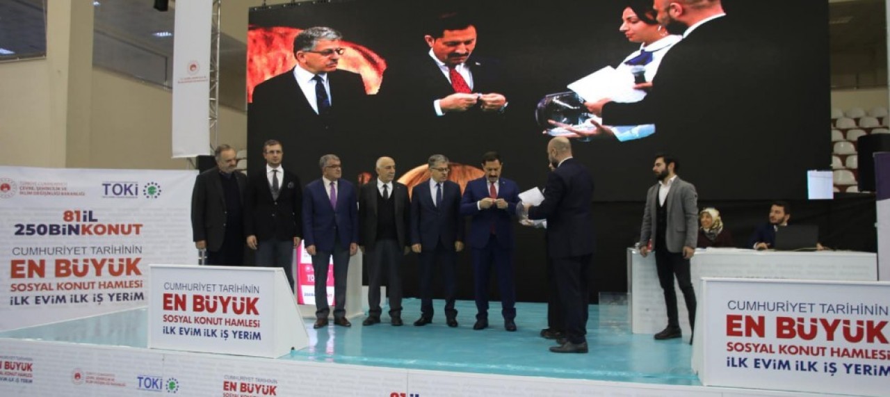 MERZİFON’DA 150 KONUTUN HAK SAHİBİ BELLİ OLDU