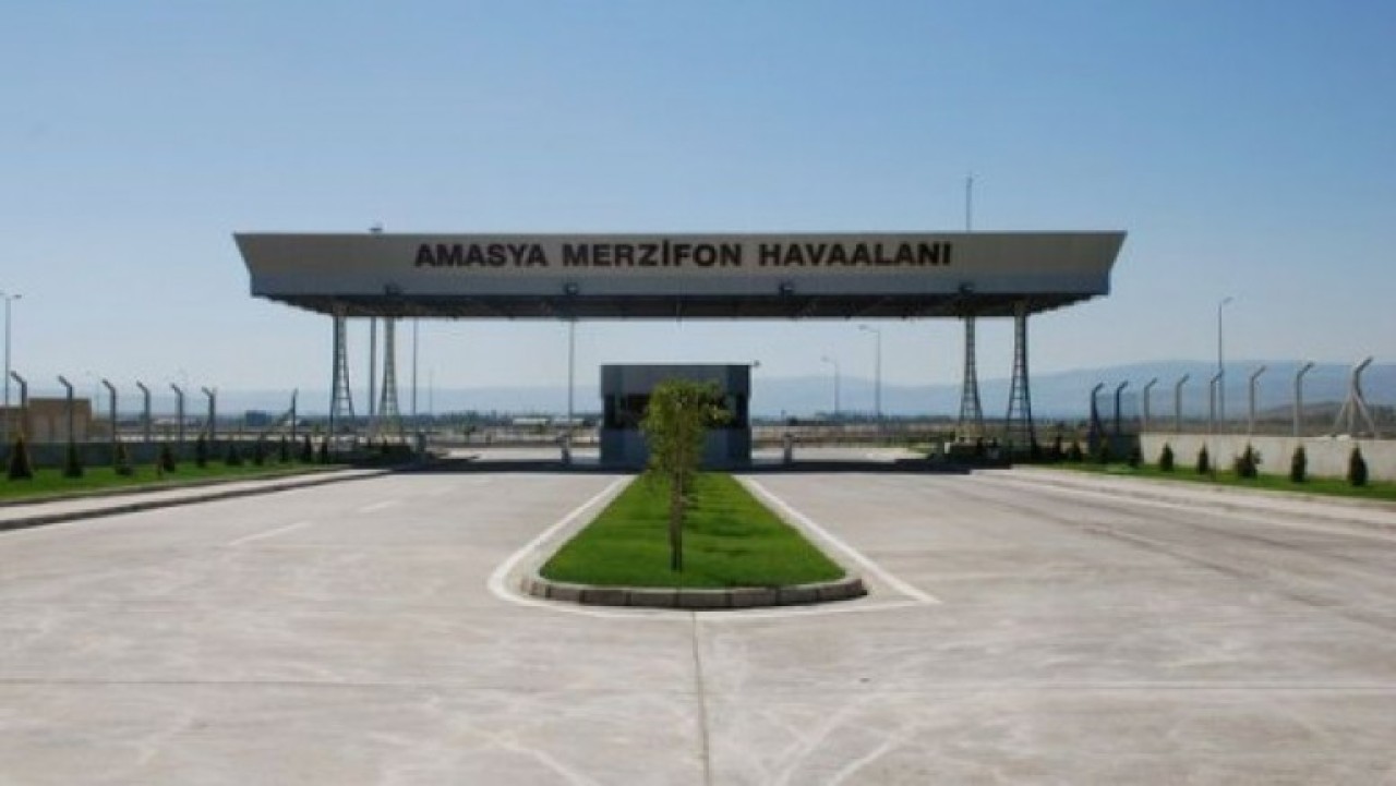 MERZİFON HAVALİMANI  TERMİNAL BİNASI GENİŞLİYOR