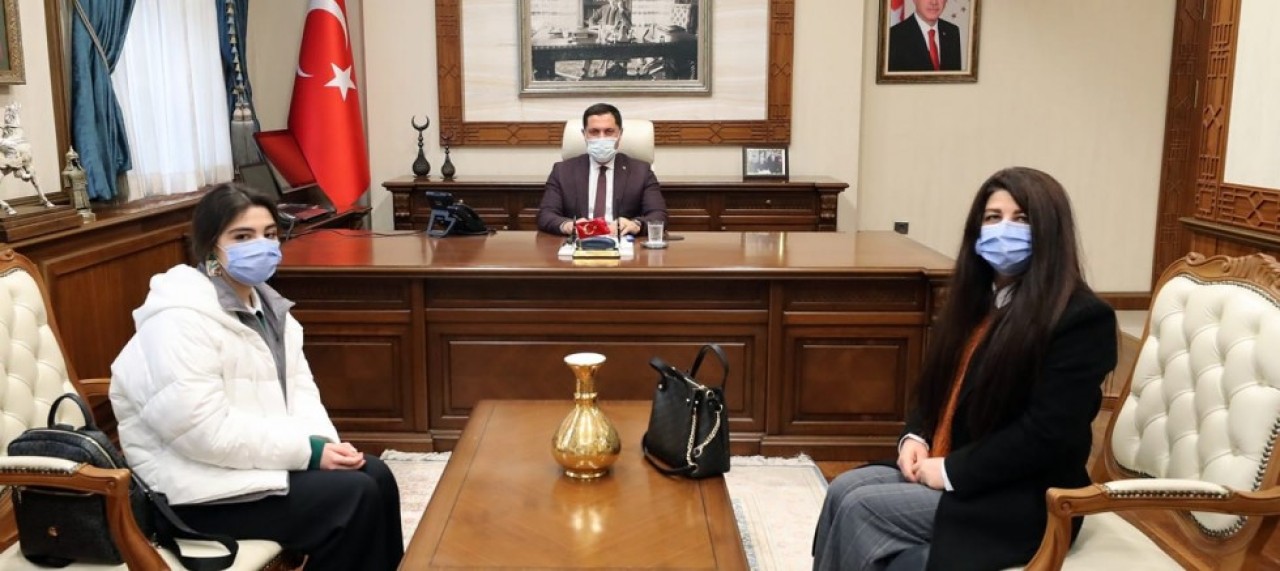 Merzifon’lu Şehit Ailesinden  Vali Masatlı'ya Ziyaret