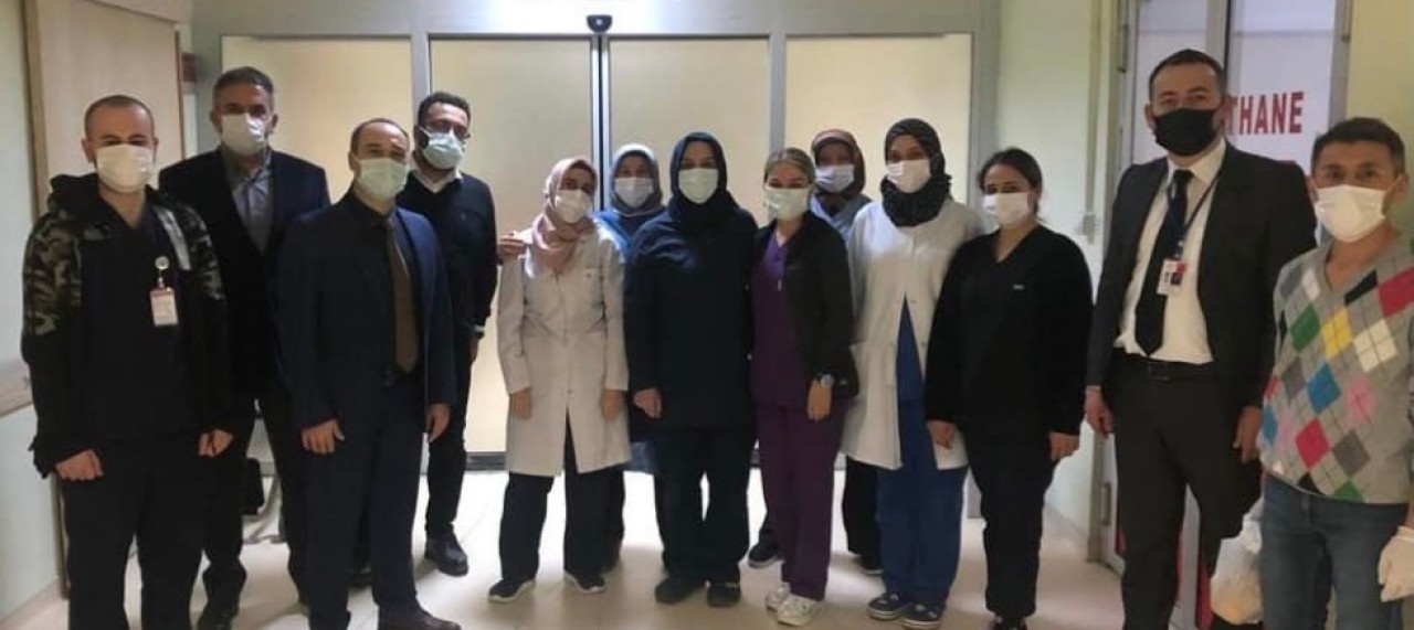 MESAİDEKİ SAĞLIK ÇALIŞANLARI UNUTULMADI