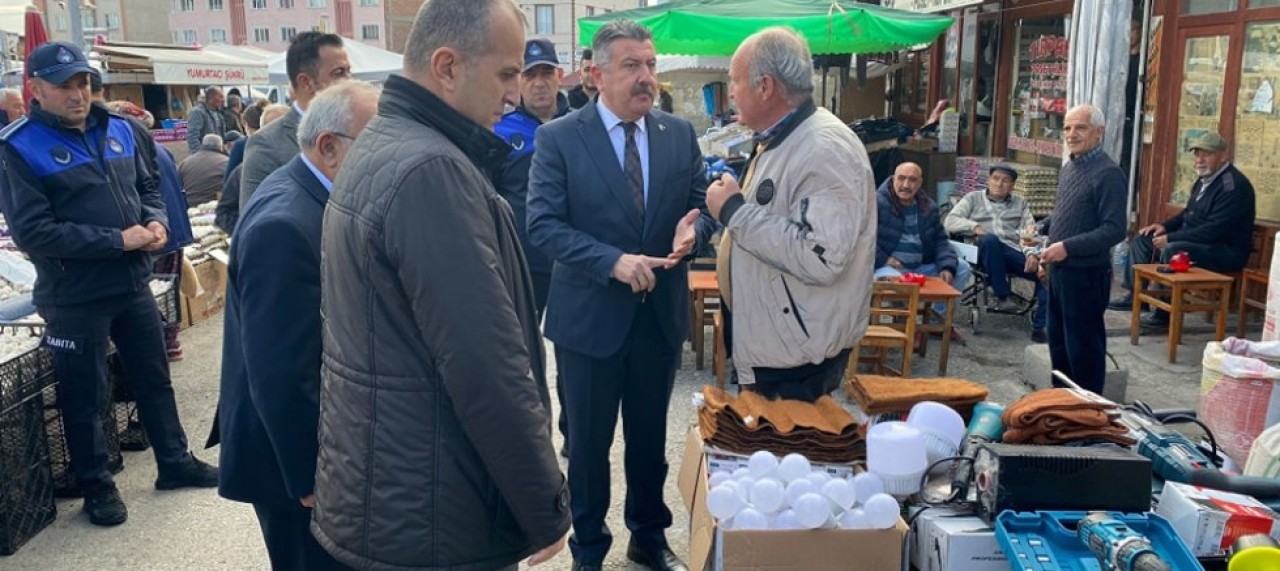 MESAİYE PAZAR ZİYARETİ İLE BAŞLADI