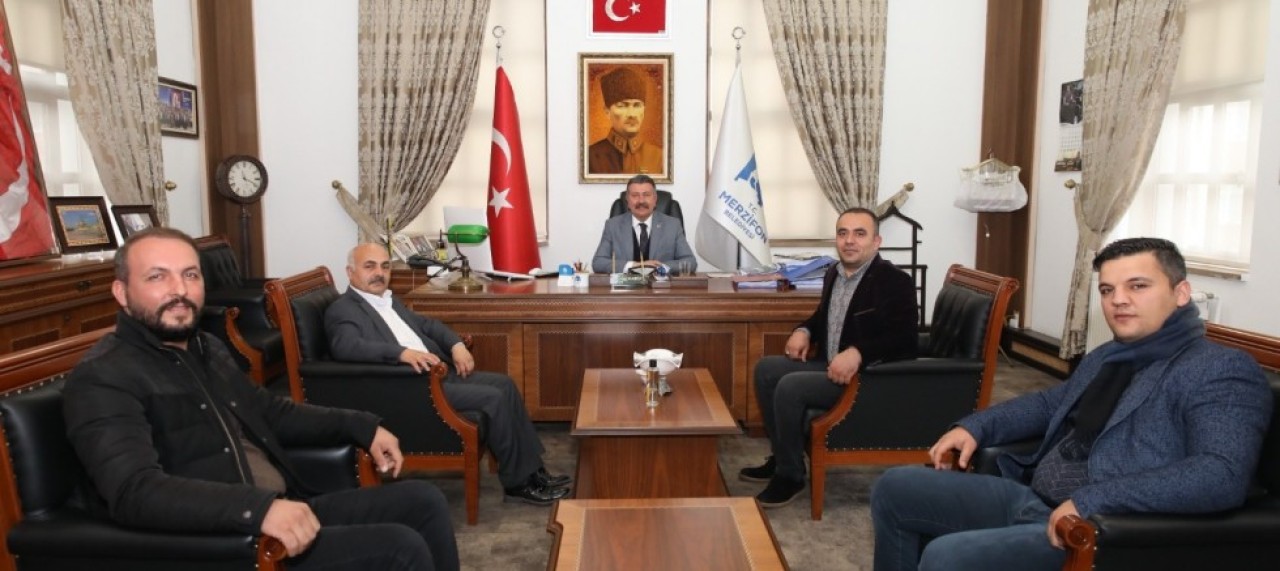 MESCİ VE EKİBİNDEN BAŞKAN KARGI’YA ZİYARET
