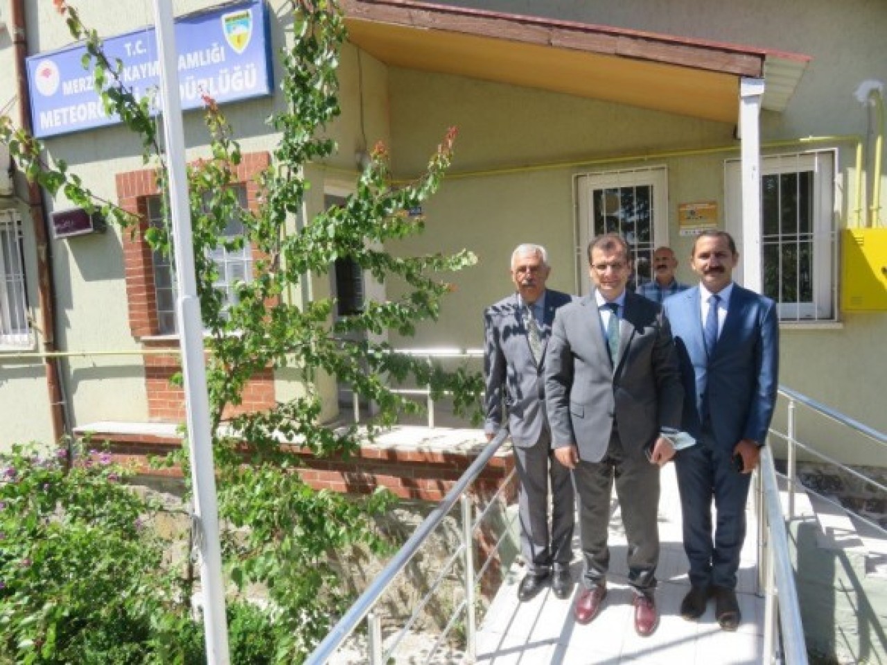 METEOROLOJİ İSTASYON MÜDÜRLÜĞÜ’NÜ ZİYARET ETTİ