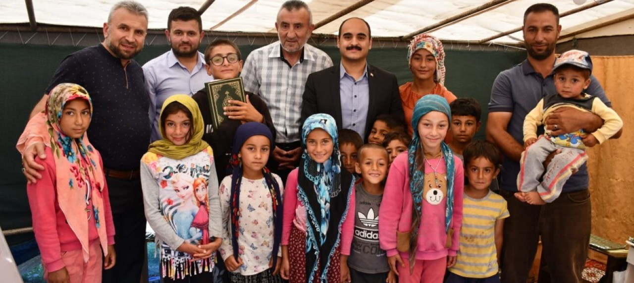 MEVSİMLİK İŞÇİ ÇOCUKLARINA KUR’AN KURSU AÇILDI