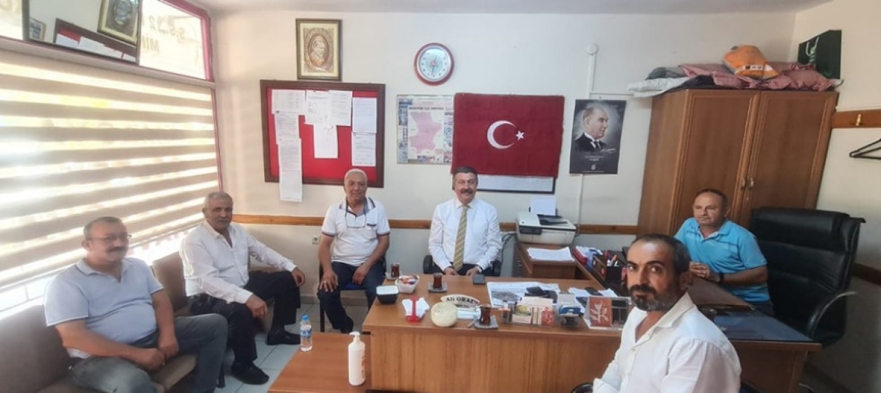 MİNİBÜSCÜ ESNAFININ SORUNLARINI DİNLEDİ