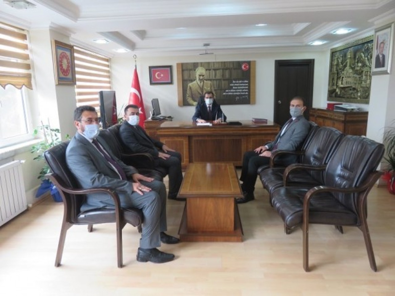 MÜFTÜ AYVAZ’DAN HAYIRLI OLSUN ZİYARETİ
