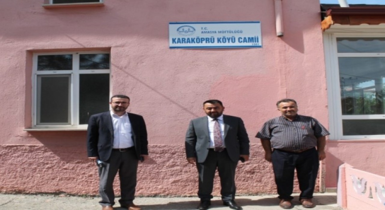MÜFTÜ AYVAZ KARAKÖPRÜ KÖYÜ CAMİİ’Nİ ZİYARET ETTİ
