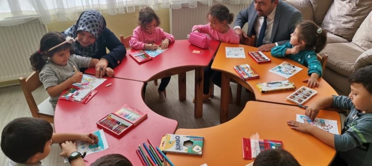 MÜFTÜ AYVAZ, KUR’AN KURSU’NU ZİYARET ETTİ