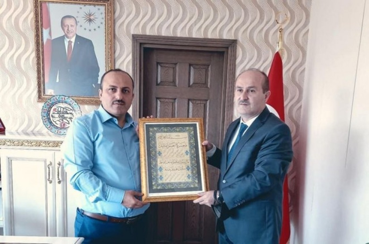 MÜFTÜ KAYA’DAN KAYMAKAM ŞEN’E ZİYARET
