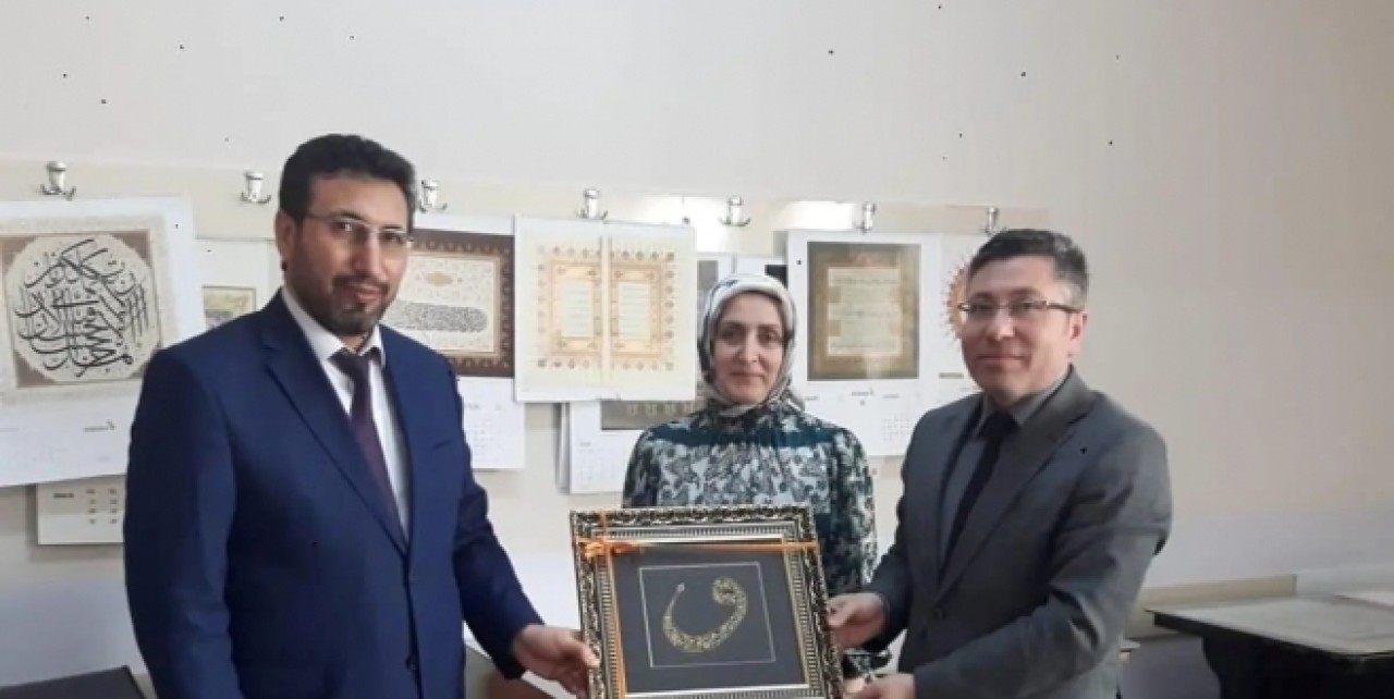 MÜFTÜ PEHLİVAN, TEZHİP KURSUNU ZİYARET ETTİ