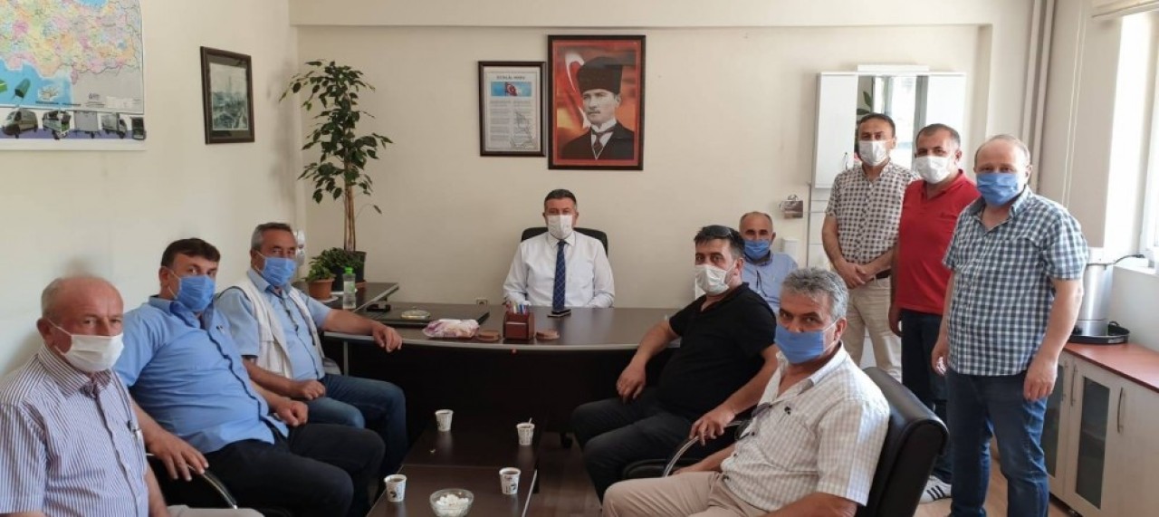 MUHTARLAR DERNEĞİ’Nİ ZİYARET ETTİ