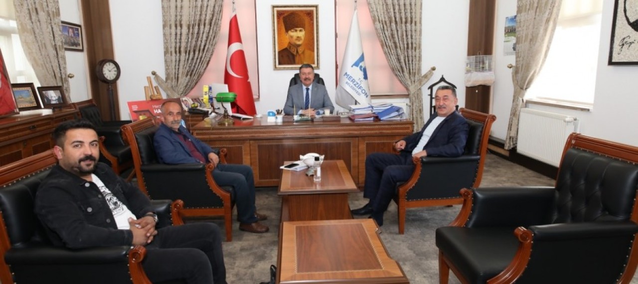 MUHTARLARDAN BAŞKAN KARGI’YA ZİYARET