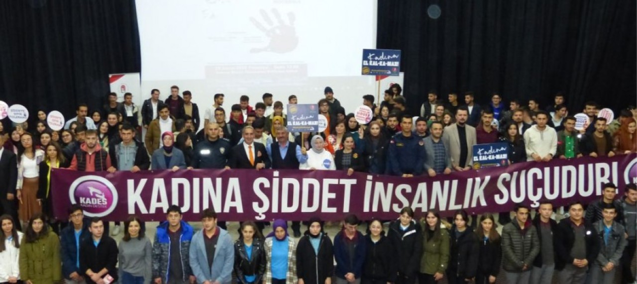 MYO'DA KADINA YÖNELİK ŞİDDETLE MÜCADELE SEMİNERİ DÜZENLENDİ