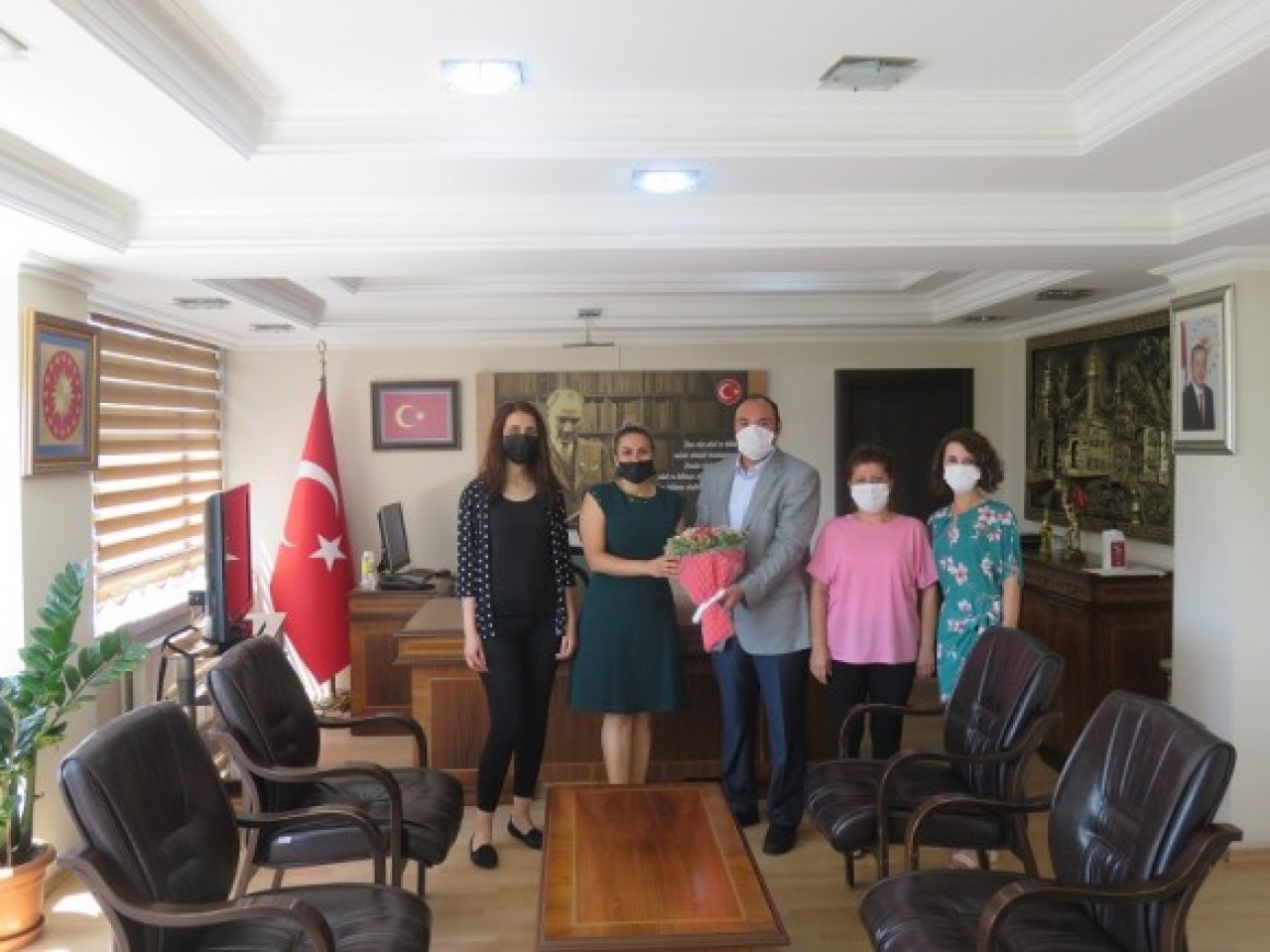 NÜFUS MÜDÜRLÜĞÜ PERSONELİNDEN KAYMAKAM DEMİRKALE’YE ZİYARET