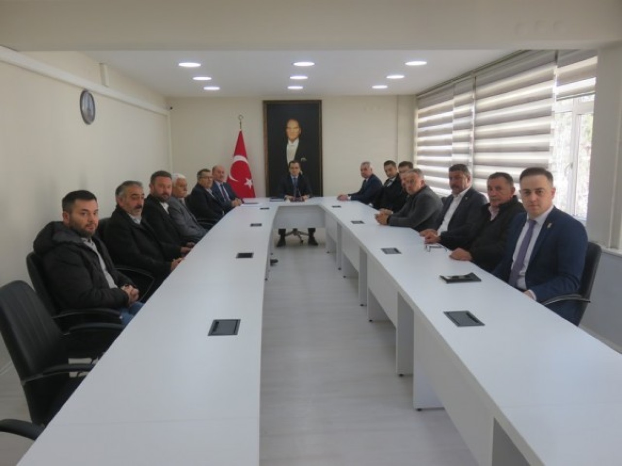 ODA VE BİRLİK BAŞKANLARI İLE BİR ARAYA GELDİ