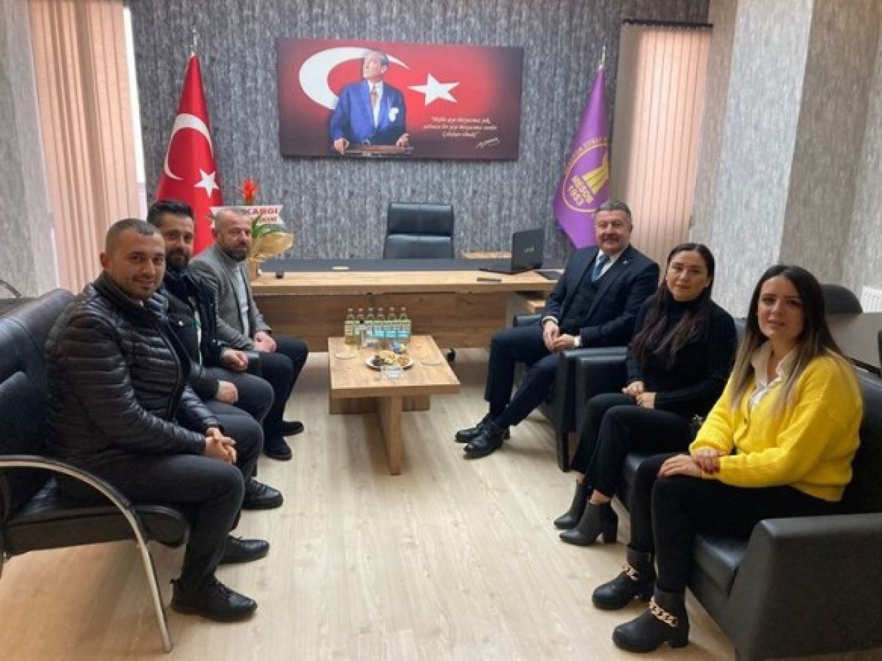 ODA ZİYARETLERİNE DEVAM ETTİ