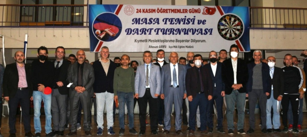ÖĞRETMENLER GÜNÜ “MASA TENİSİ VE DART TURNUVALARI” SONA ERDİ
