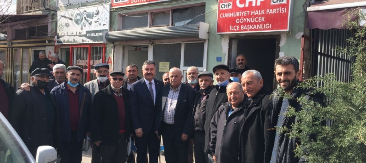 ÖNCE ÖRGÜT, SONRA ESNAF ZİYARETİ YAPTI
