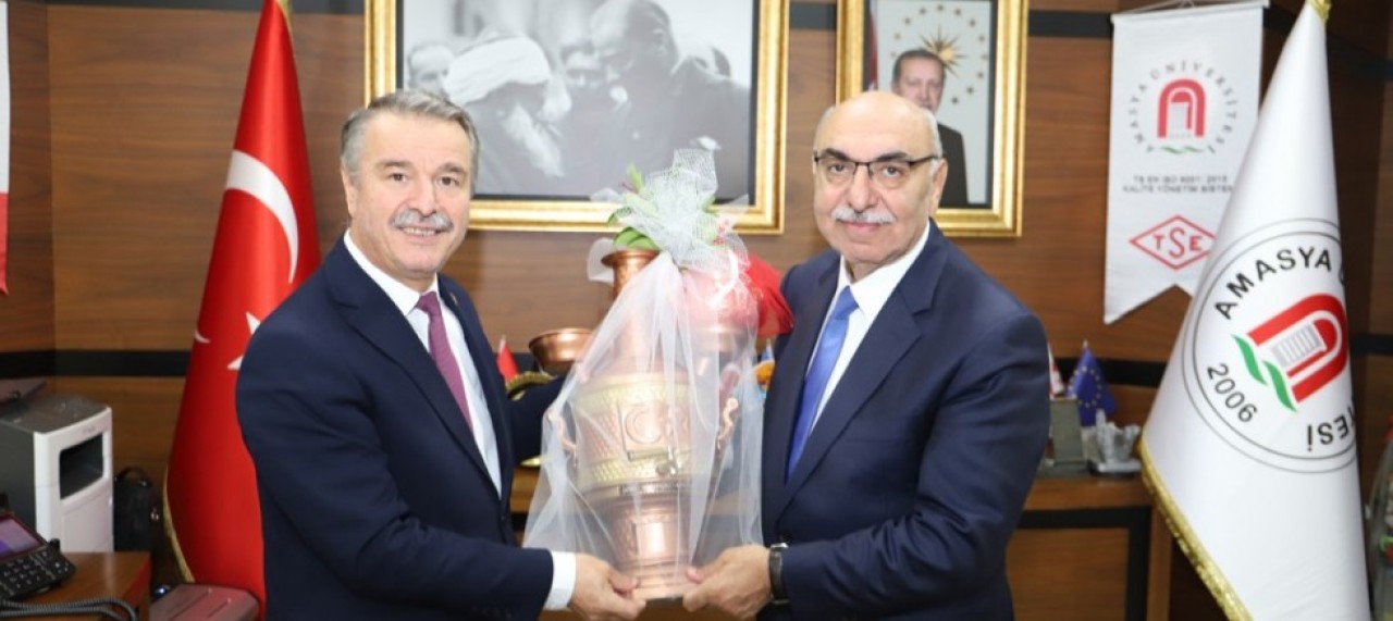 ORDU MİLLETVEKİLİ YEDİYILDIZ REKTÖR ELMACI’YI ZİYARET ETTİ