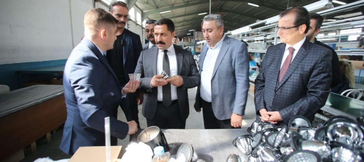 OSB’DE İNCELEMELERDE BULUNDU