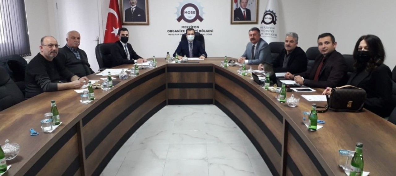 OSB YÖNETİMİ TOPLANDI