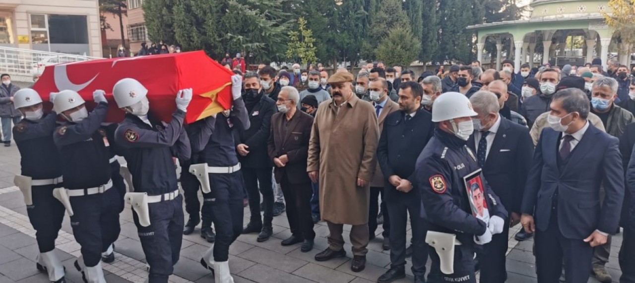 POLİS MEMURU CİVRİ SON YOLCULUĞUNA UĞURLANDI