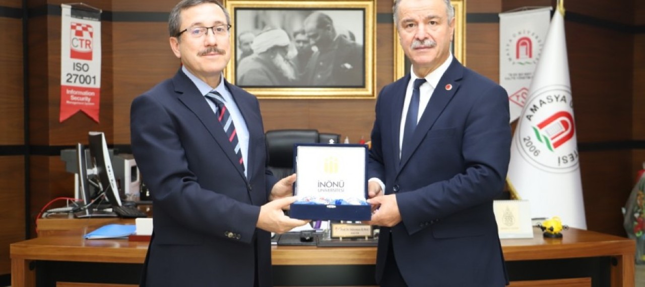 PROF. KIZILAY AMASYA ÜNİVERSİTESİ’Nİ ZİYARET ETTİ