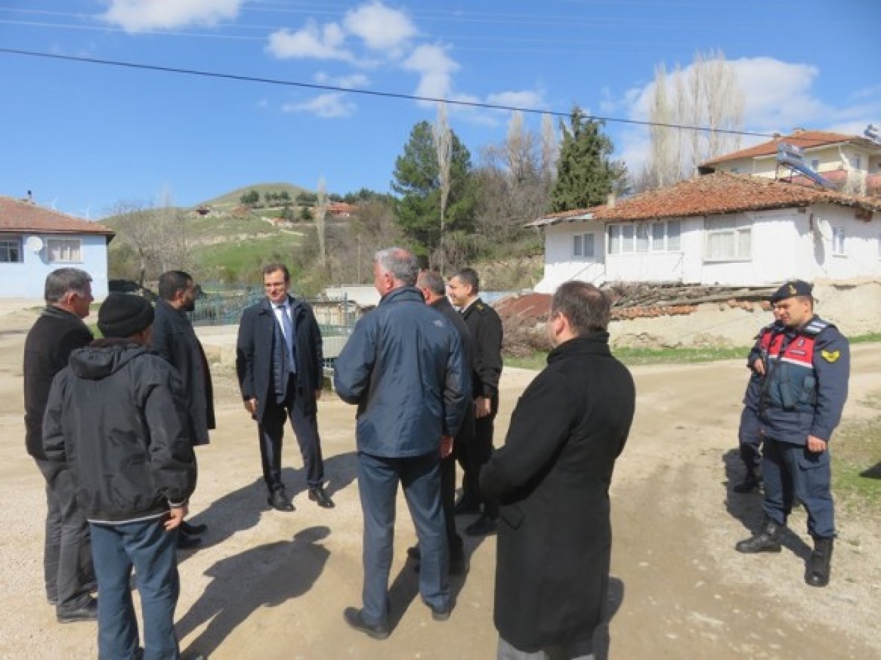 SARIKÖY VE ÇAVUNDUR KÖYLERİNİ ZİYARET ETTİ