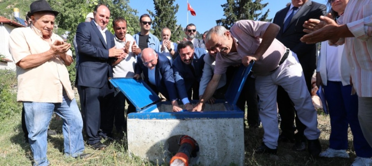 SARILAR KÖYÜ BASINÇLI SULAMA SİSTEMİNE KAVUŞTU