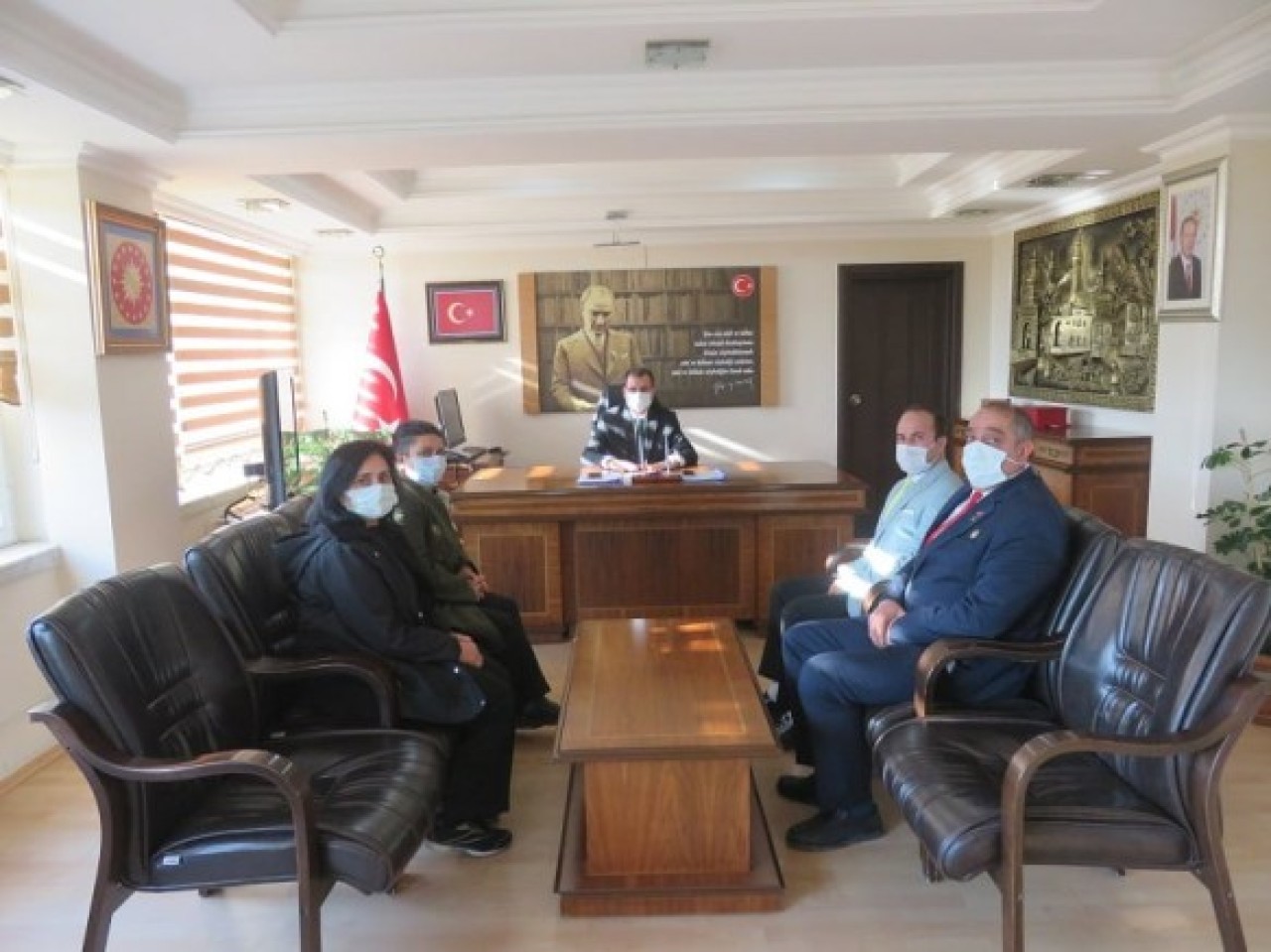 ŞEHİT AİLELERİ DERNEĞİ’NDEN ZİYARET