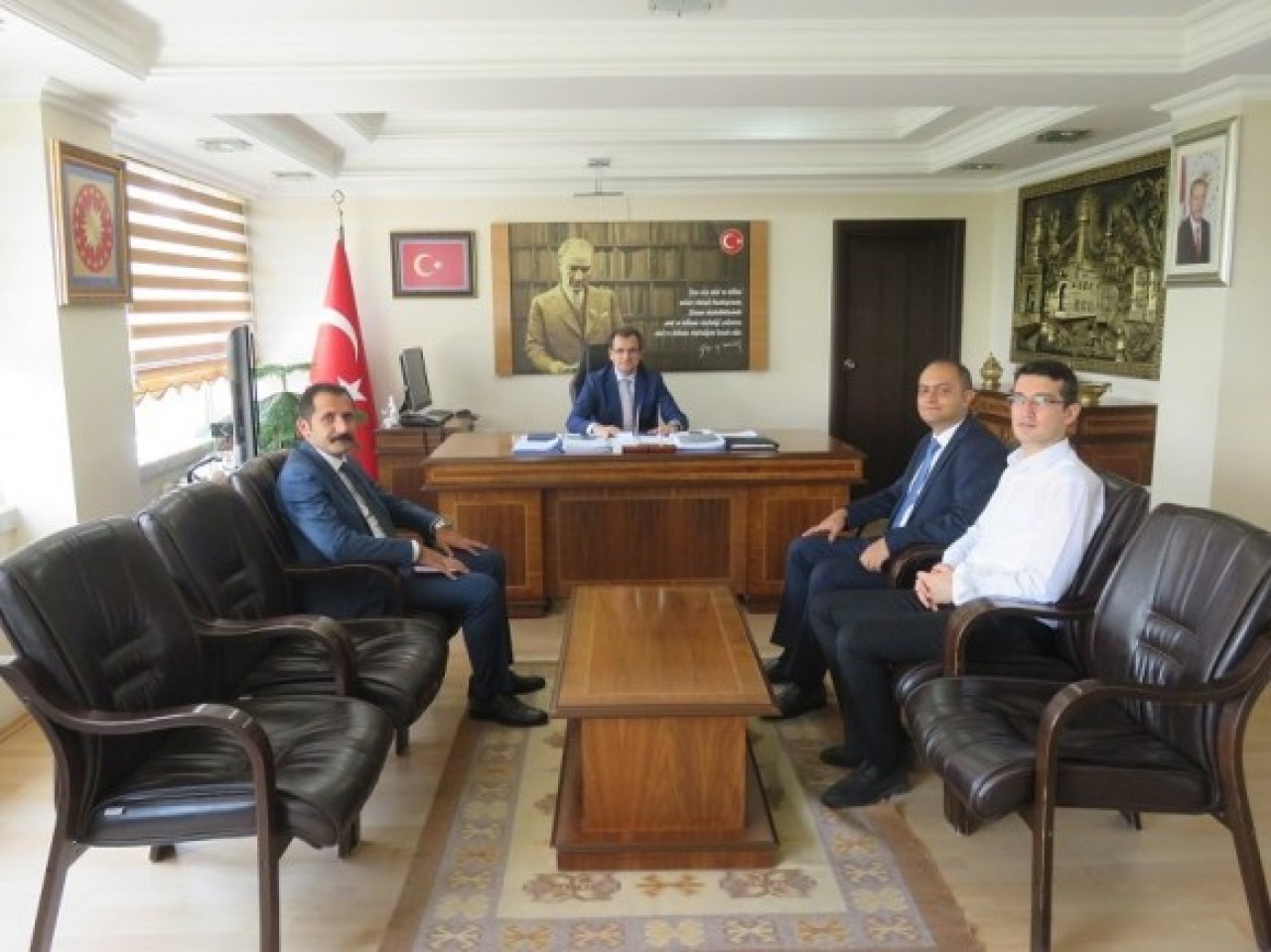 SEVEN’DEN KAYMAKAM GÜLDOĞAN’A ZİYARET