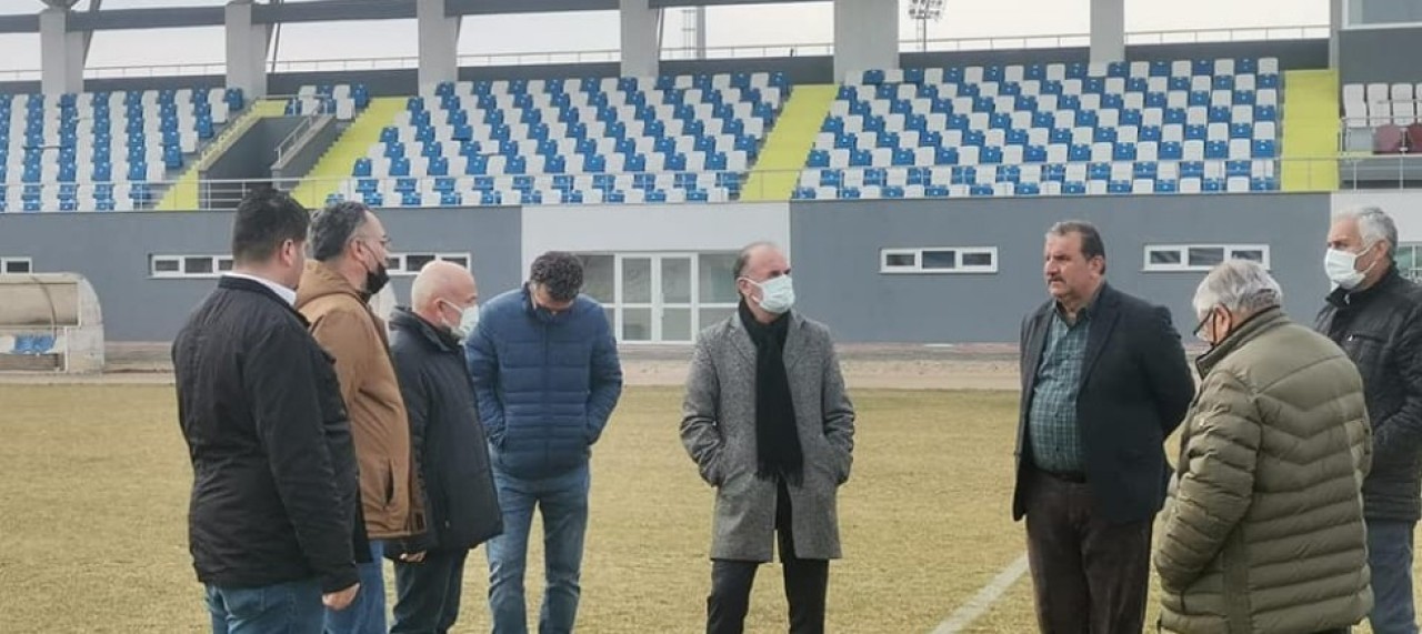 STADYUMDA İNCELEMELERDE BULUNDULAR