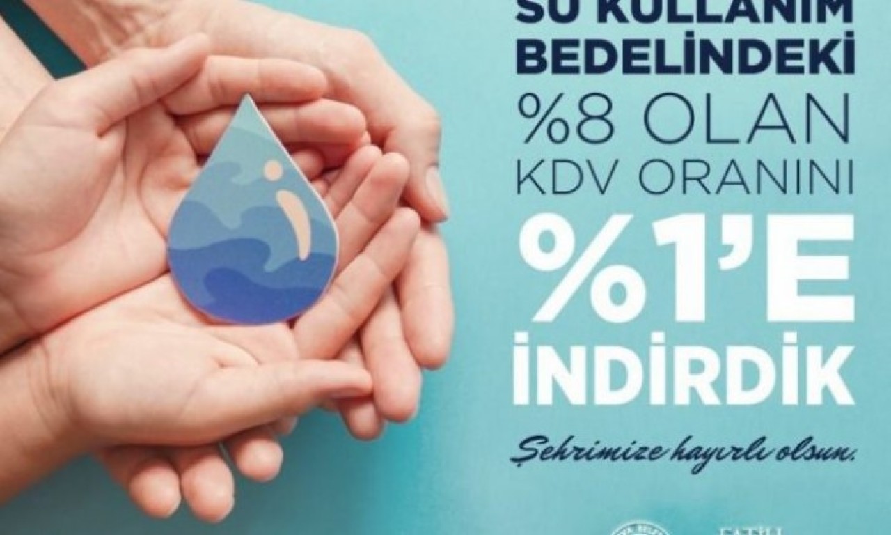 SULUOVA BELEDİYESİ İÇMESUYUNDA KDV’Yİ %1’E İNDİRDİ