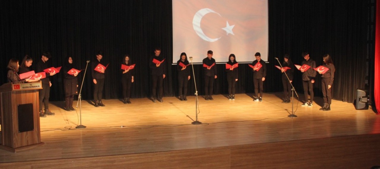 SULUOVA’DA İSTİKLAL MARŞININ KABULÜNÜN YILDÖNÜMÜ PROGRAMI DÜZENLENDİ