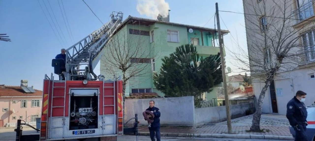 SULUOVA İTFAİYESİ BACA YANGININA KARŞI UYARIYOR
