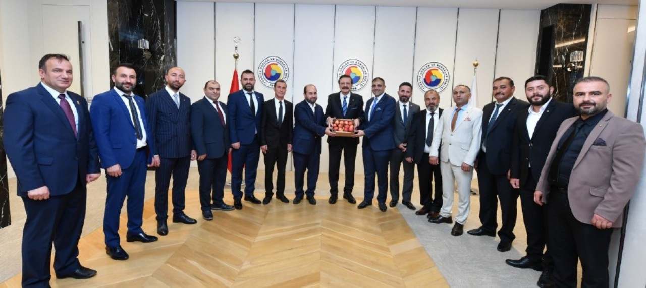 SULUOVA TSO’DAN, TOBB BAŞKANI HİSARCIKLIOĞLU’NA ZİYARET