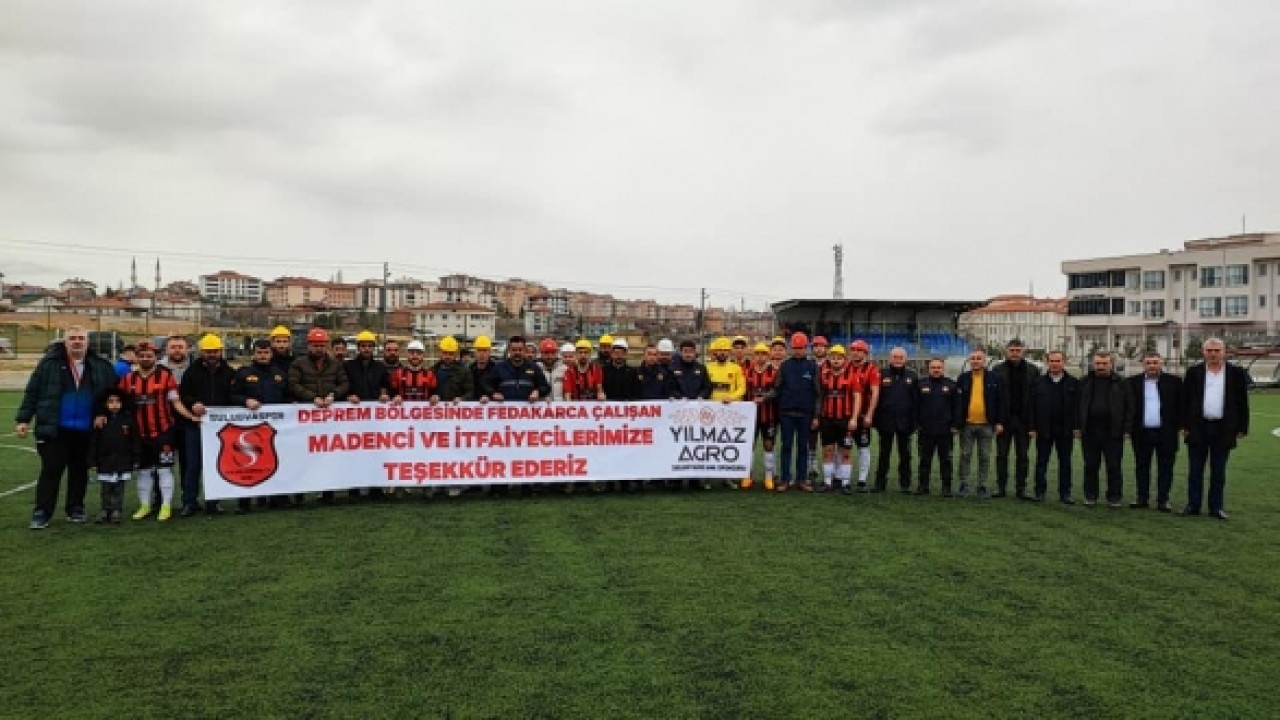 SULUOVASPOR 2021 KULÜBÜ’NDEN MADENCİLERE VE İTFAİYECİLERE VEFA ÖRNEĞİ