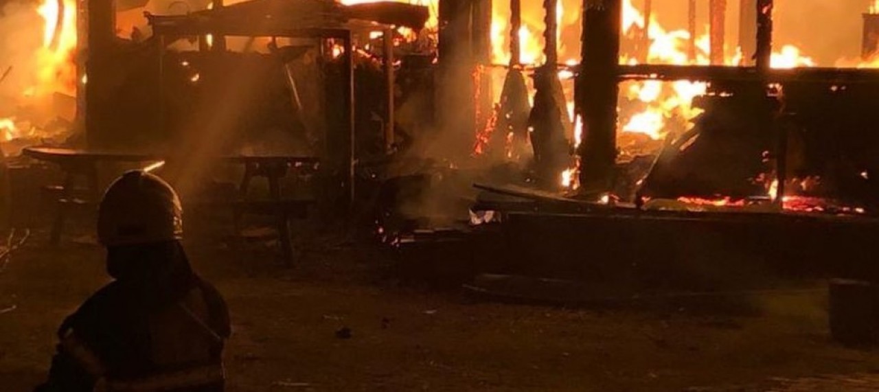 TARİHİ KIZLAR SARAYINDA YANGIN