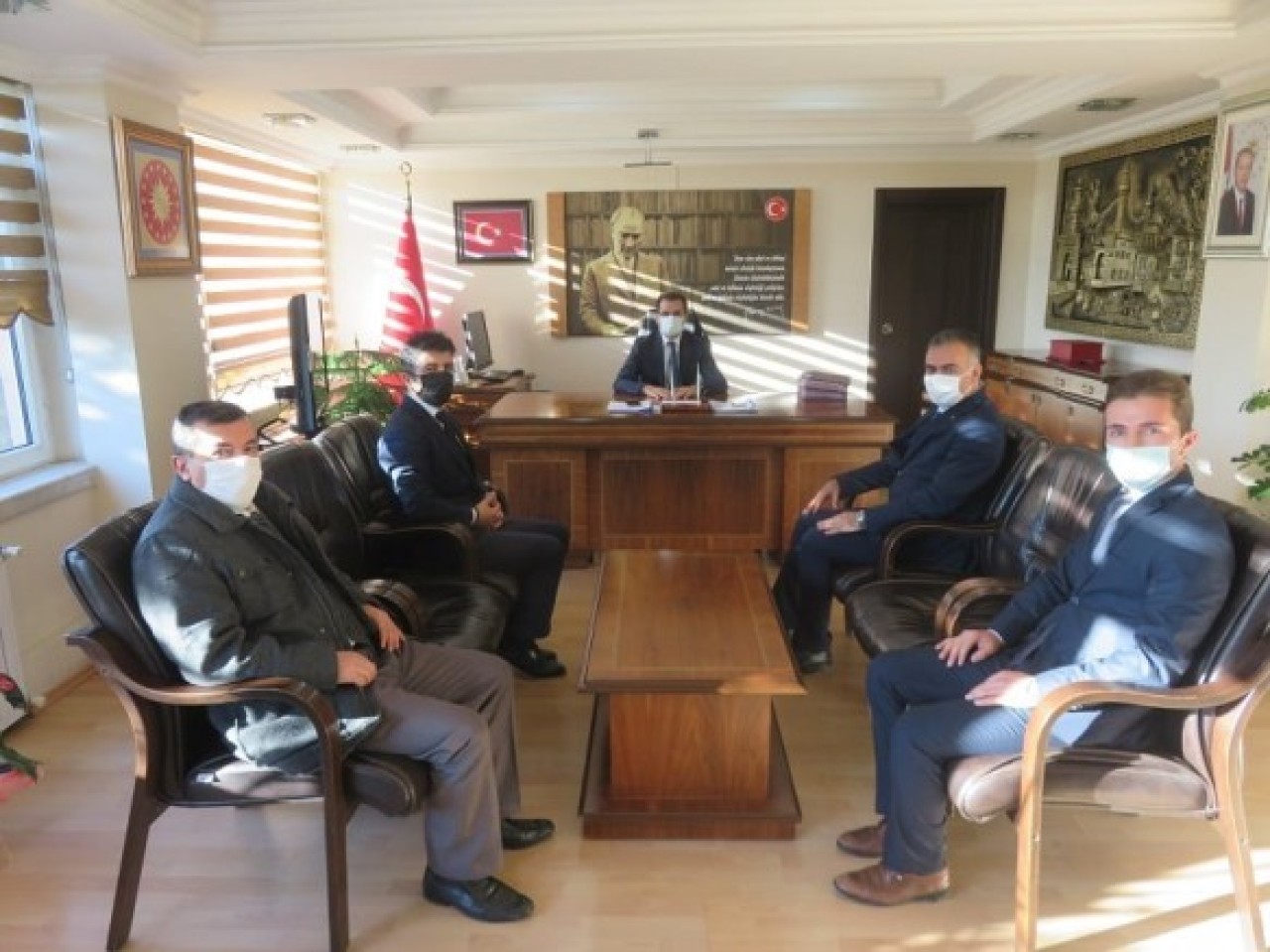 TAŞBEK’TEN KAYMAKAM GÜLDOĞAN’A ZİYARET