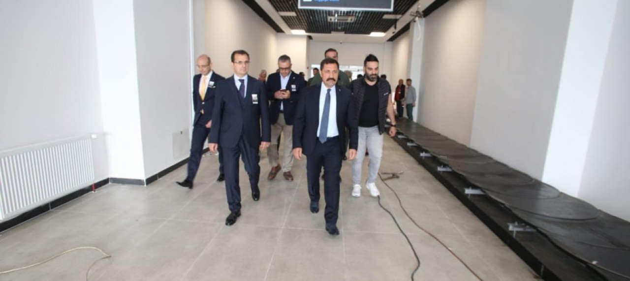 TERMİNAL BİNASINDA İNCELEMEDE BULUNDULAR
