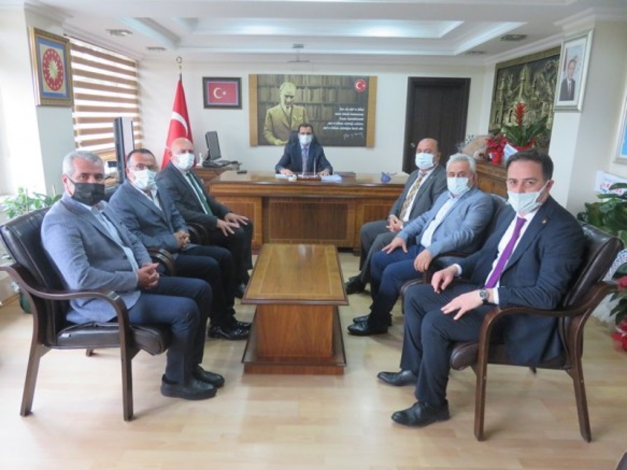 TSO HEYETİNDEN KAYMAKAM GÜLDOĞAN’A ZİYARET