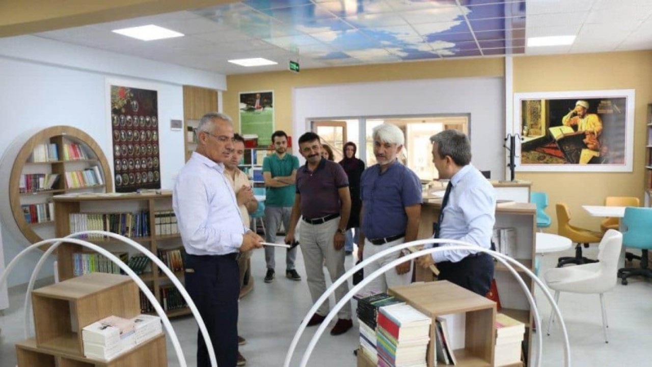 TÜRKMEN, MERZİFON’DA OKUL ZİYARETİNDE BULUNDU