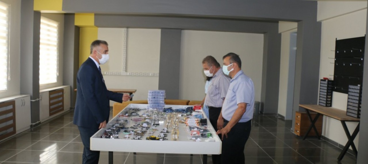 ÜRETİM FAALİYETLERİ HAKKINDA BİLGİ ALDI