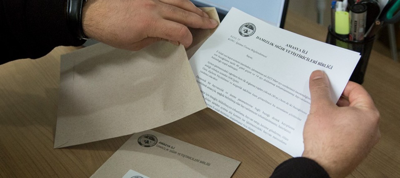 ÜYELERE BİLGİLENDİRME MEKTUBU GÖNDERİLDİ