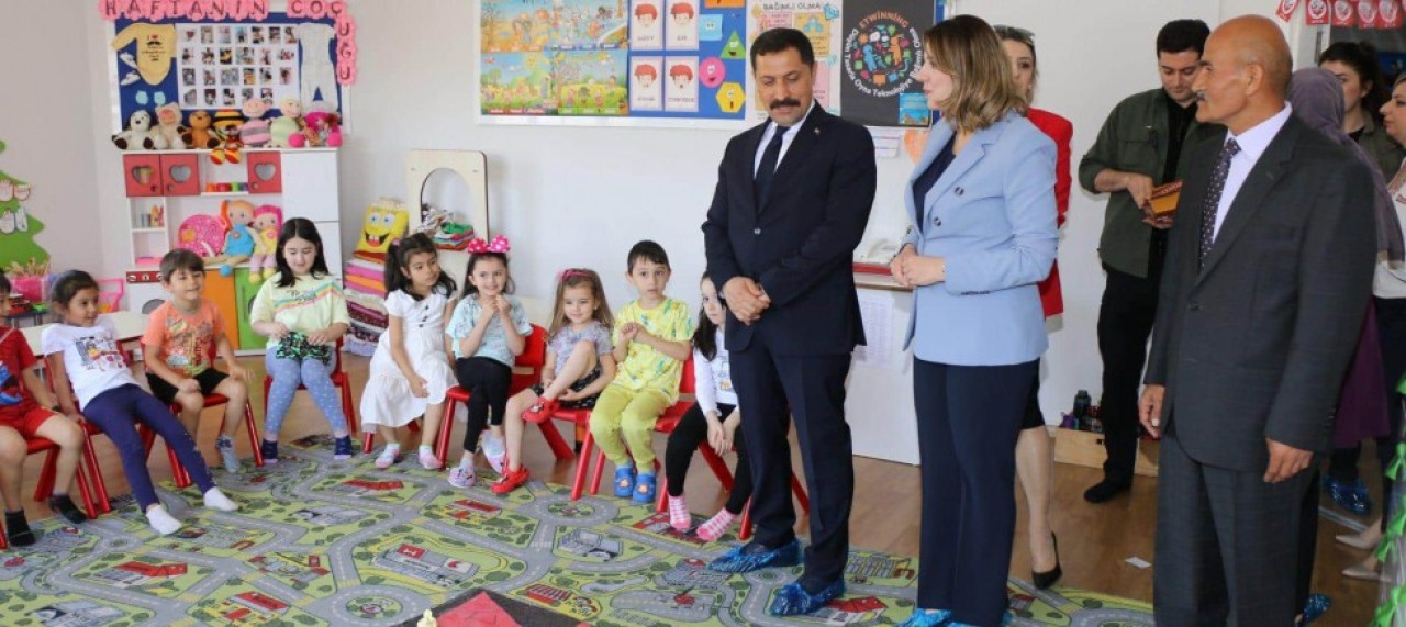 VALİ MASATLI, ANAOKULUNU ZİYARET ETTİ